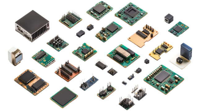 Surfboard with tropical design, Transparent background, PNG file