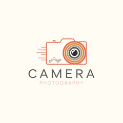Obraz premium digital camera logo vector