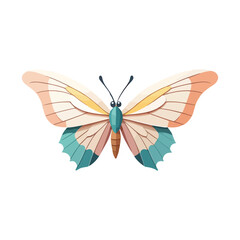 Fototapeta premium butterfly on white background