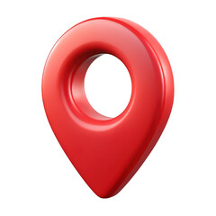 3D Location Pin Icon isolated on transparent background Remove png