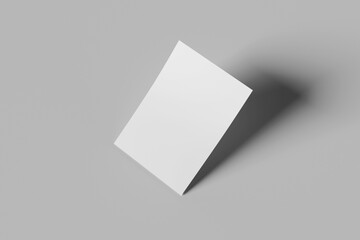 Blank A4 Flyer Mockup