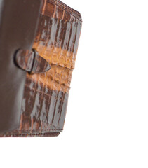 Men's crocodile folding wallet.