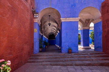 Santa Catalina Monastery is a masterpiece of colonial architecture and vivid hues.From deep indigos...