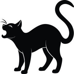 Cats and Dogs Silhouette Bundle Sitting, Playing, Sleeping, and Pet Pose Vector Collection