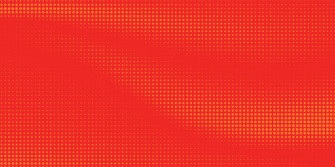 Dots halftone orange color pattern gradient texture with technology digital background. Dots pop art comics with summer background.
