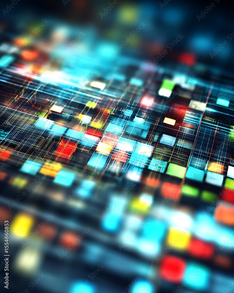 Poster abstract data flow across network system