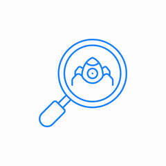 magnifying glass search icon sign vector