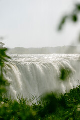 Victoria Falls in Zimbabwe on sunrise