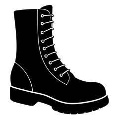 vector illustration of a boot