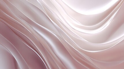 Abstract waves of light pink and cream color gradient background pattern design