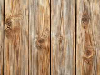 Natural wooden planks with visible wood grain knots and textures arranged vertically for rustic background design