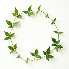 Fototapeta premium Ivy leaves spreading naturally. Green shades.