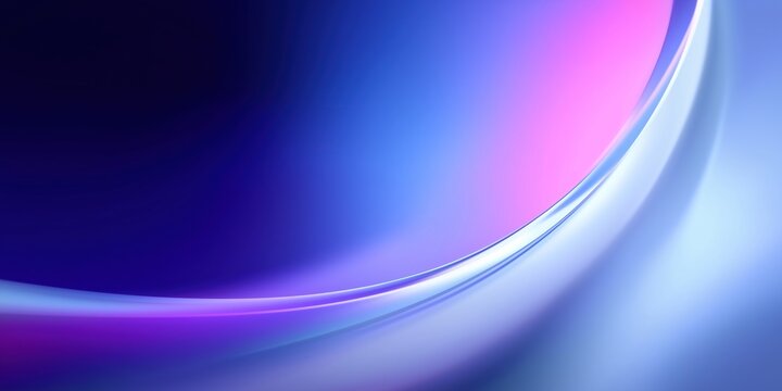 Abstract blue and purple gradient background with elegant curved shapes and copy space for modern design, branding, and creative projects