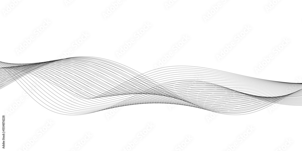 Poster abstract wave elements. seamless wave pattern. wavy curve line art striped graphic template. wavy ho