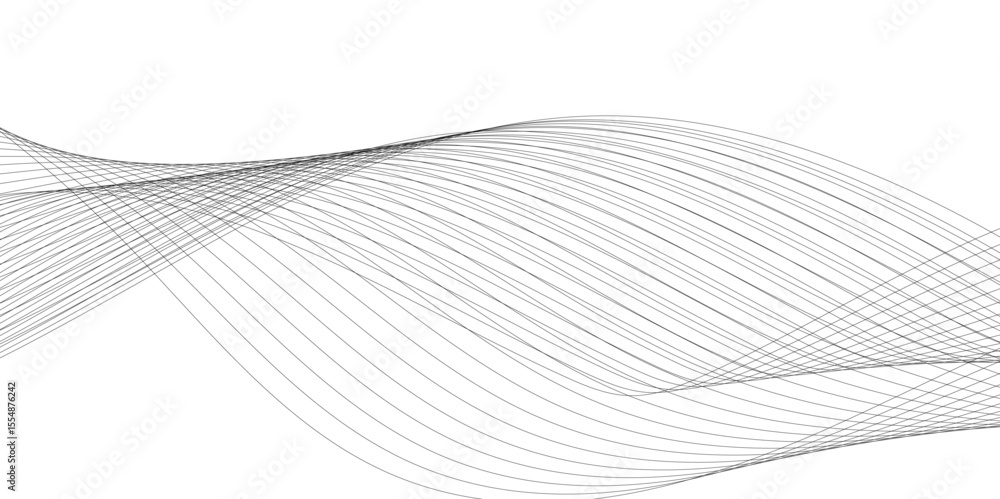Poster abstract wave elements. seamless wave pattern. wavy curve line art striped graphic template. wavy ho