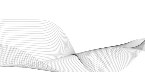 Abstract white and grey geometric smoky blend liens background. Gray and white abstract technology wavy curve lines background. Vector illustration.