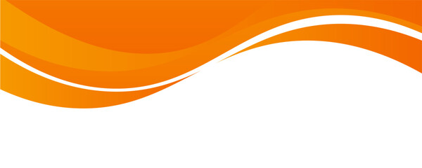 Vector orange line background curve element with white space for text and message design, overlapping layers, vector