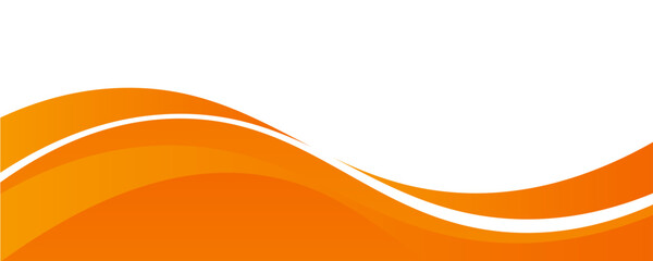 Vector orange line background curve element with white space for text and message design, overlapping layers, vector