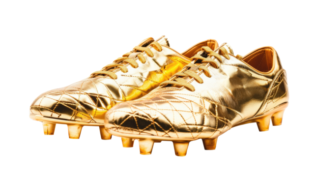 Unique golden soccer cleats designed for exceptional performance on the field