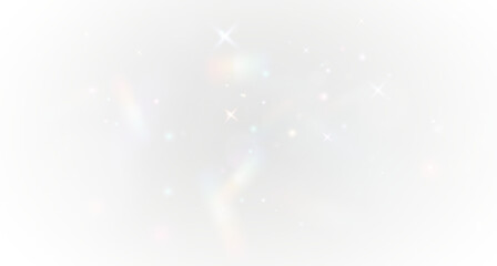 Crystal light PNG with diamond sparkle, glass lens and elegant effect