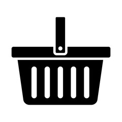 Shopping basket icon. Basket symbol.
