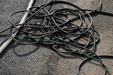 black and white cable