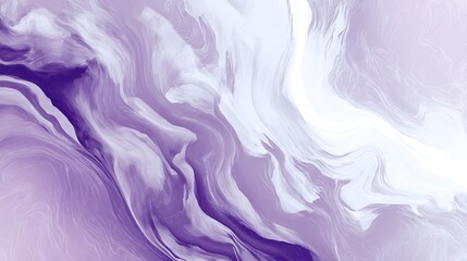 Obraz premium Abstract purple and white swirling gradient background resembling liquid marble textures