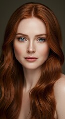 Fototapeta premium Portrait of a redhead