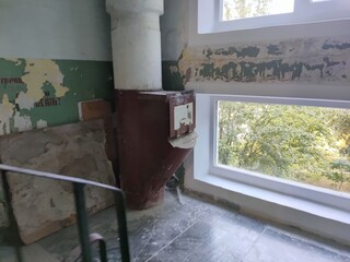 old abandoned factory