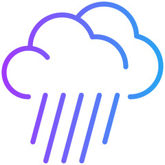 Rain  for weather, website, application, printing, document, poster design, etc
