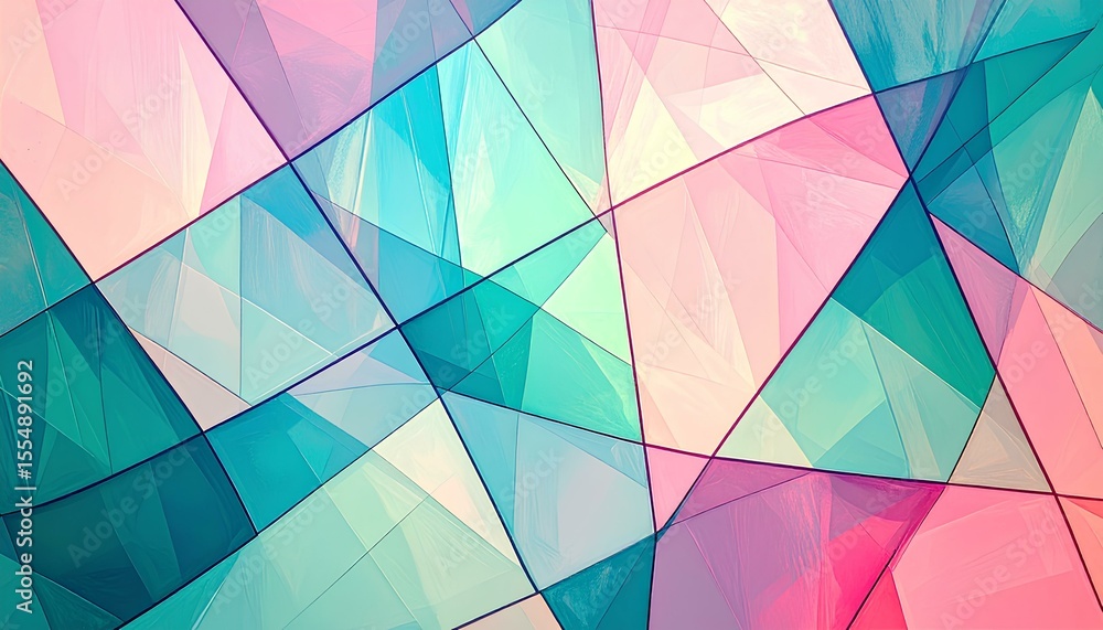 Poster abstract pastel seamless geometric pattern background