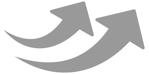 curve arrow icon.