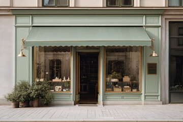 vintage shop storefront