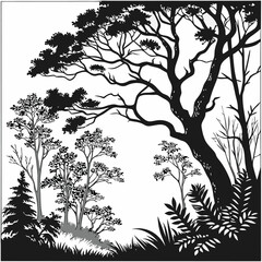 black-silhouette-vector-of-forest-scenes--white-ba (1)