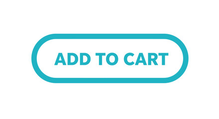 Fototapeta premium E-commerce shopping button vector illustration for web design in modern flat style