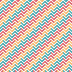 Regular black and white zigzag chevron pattern, seamless zig zag line texture abstract geometry background