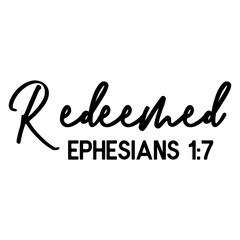 Redeemed Ephesians 1 7