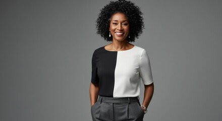 Successful woman in business attire