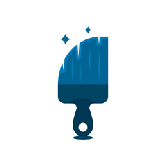 brush knife logo designs