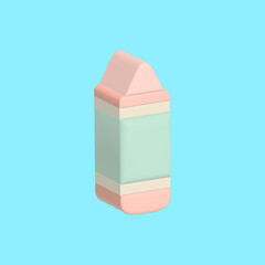 Pastel 3D Crayon