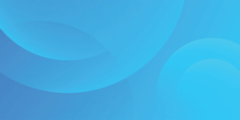 Abstract background blue with dynamic circle shape elements