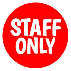 Staff only icon