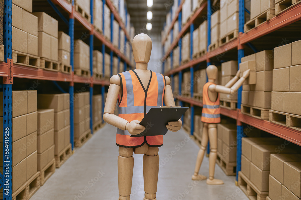 Poster efficiency in inventory management is achieved through organized oversight and systematic restocking