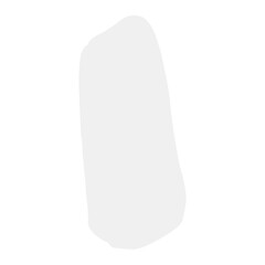 Number 1 made of white paint isolated on white background. Number 1, 2, 3, 4, 5, 6, 7, 8, 9, 0. SVG. numbers-punctuation. art.