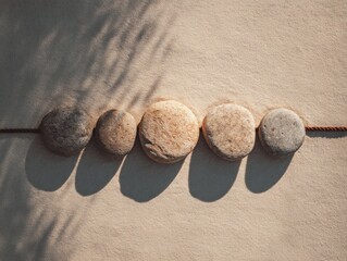 Natural rock arrangement outdoor setting photography minimalist environment close-up perspective textural art