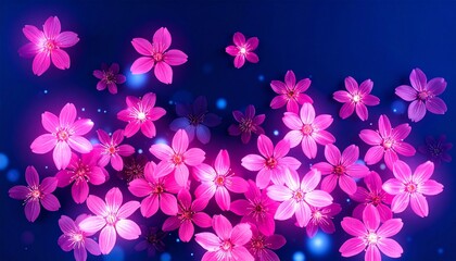 pink flowers background