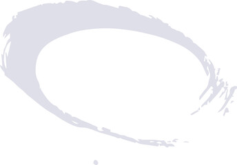 Abstract Circle paint draw. white paint isolated on white background. SVG. 