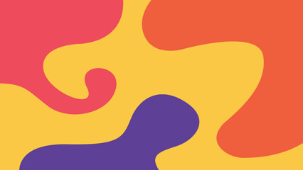 Orange and Violet Abstract Geometric Backround