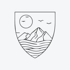 vector illustration of a man with a smile