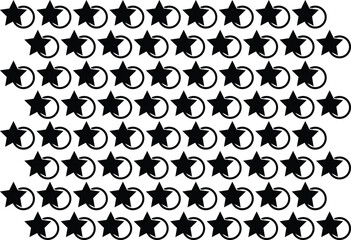 Seamless star pattern. vector illustration